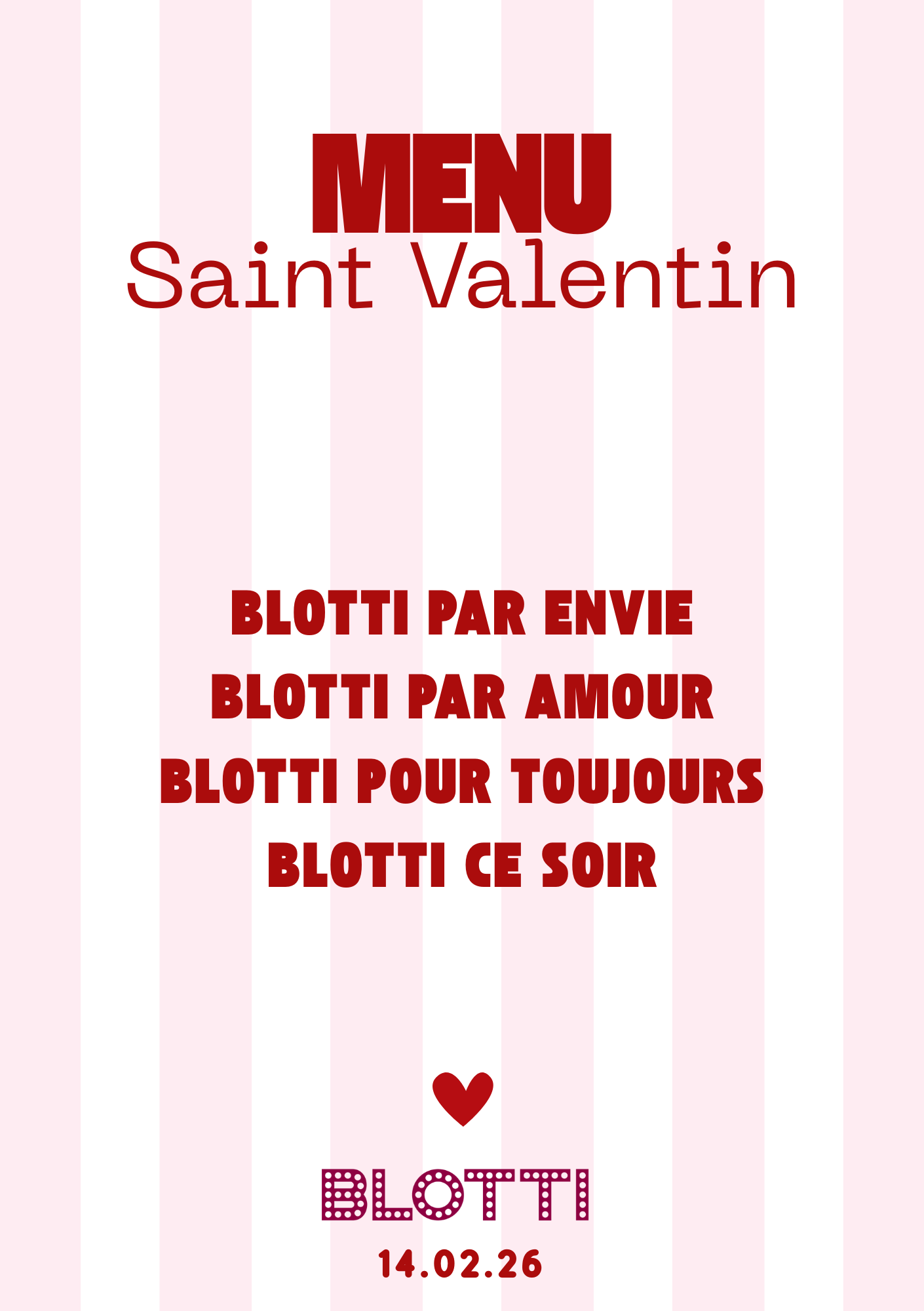 MENU ST VALENTIN ROUEN BLOTTI